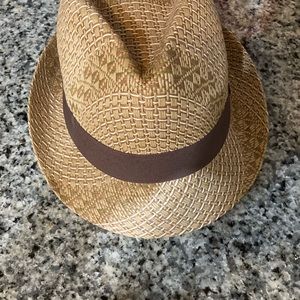 Kenny K. Natural Fibre Trilby Summer Sun Hat Size M Medium